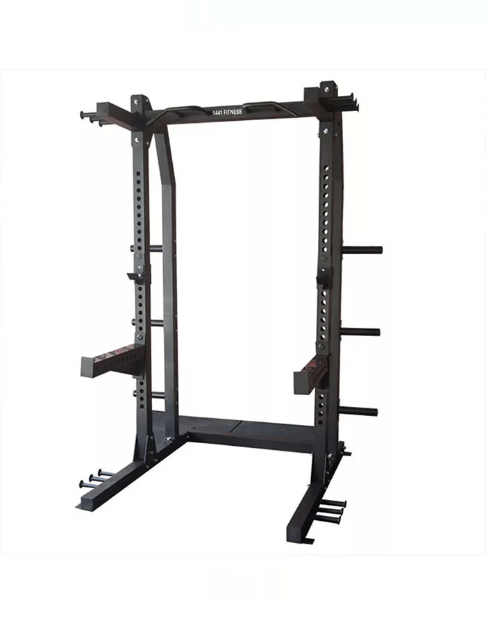 1441 Fitness J612 Squat Rack Combo with Plate Set and Bench