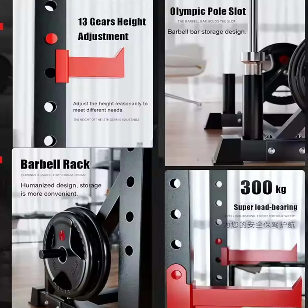 1441 Fitness MDL 65 Squat Rack Combo with Plates Bench and Flooring