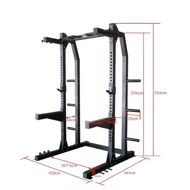 1441 Fitness Commercial Squat Rack - J612
