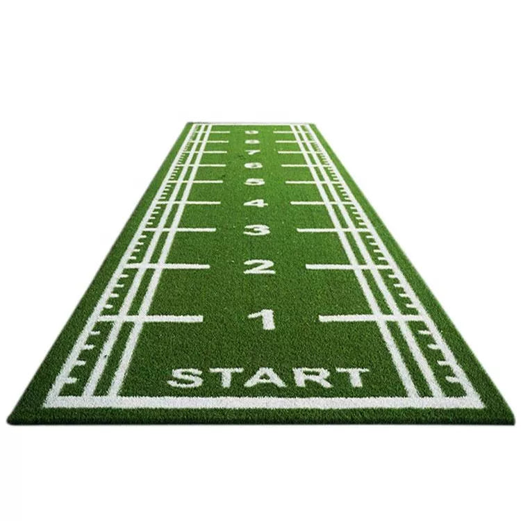 1441 Fitness Sled Track Grass with Marking - 10 x 2 Meters (Green)
