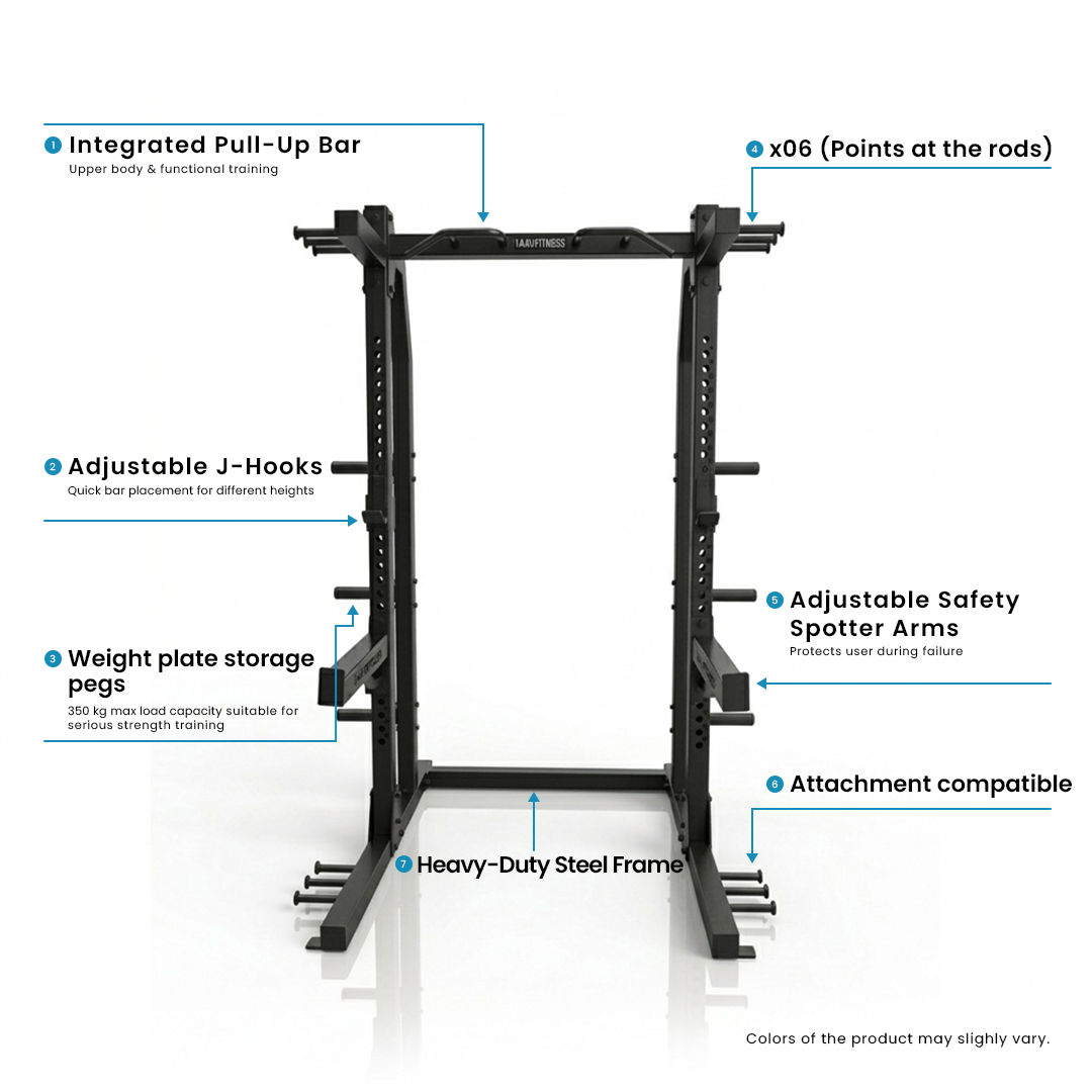 1441 Fitness Commercial Squat Rack - J612