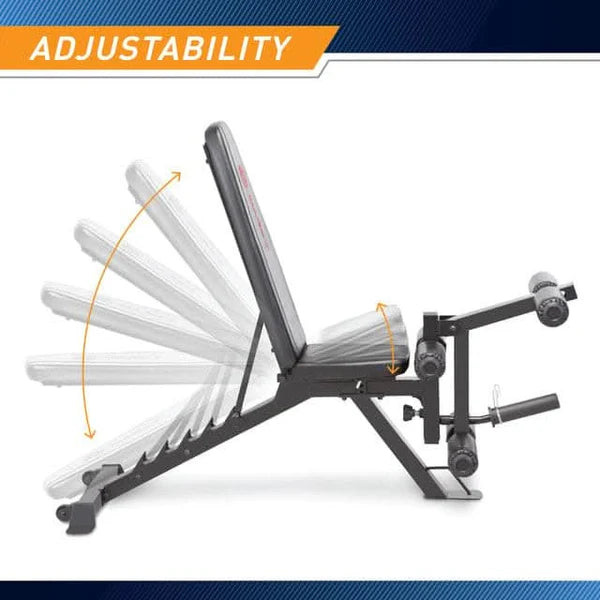 MARCY DELUXE UTILITY WEIGHT BENCH SB 350