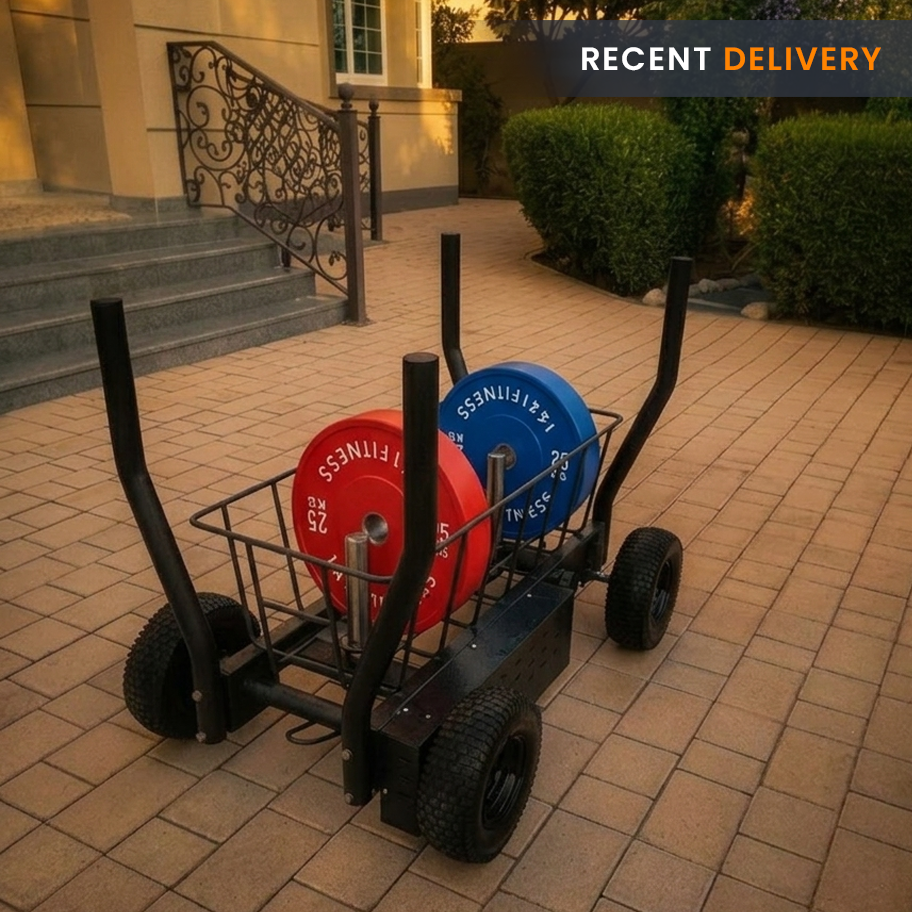 1441 Fitness Power Sled Push Tank - Adjustable Resistance