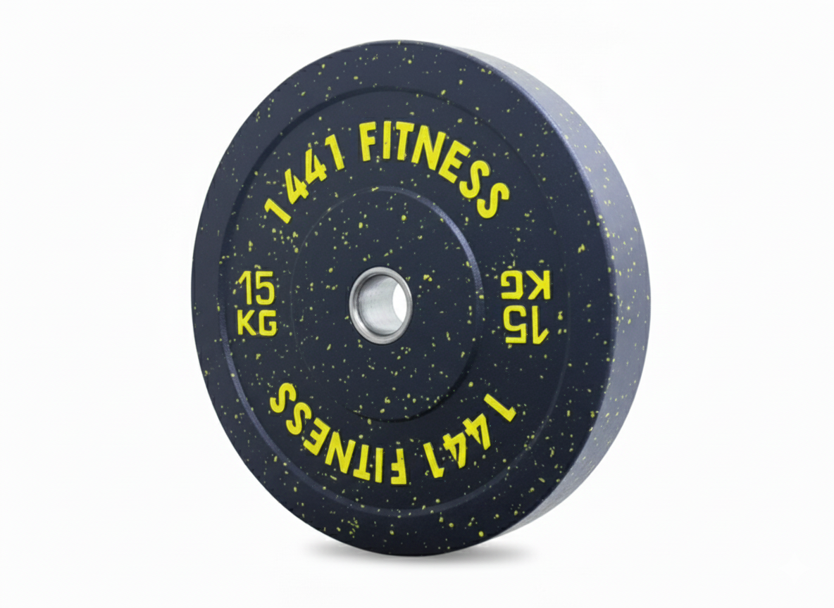 1441 Fitness Speckled Bumper Plates Combo - 110 Kg Set - Bundle Offer