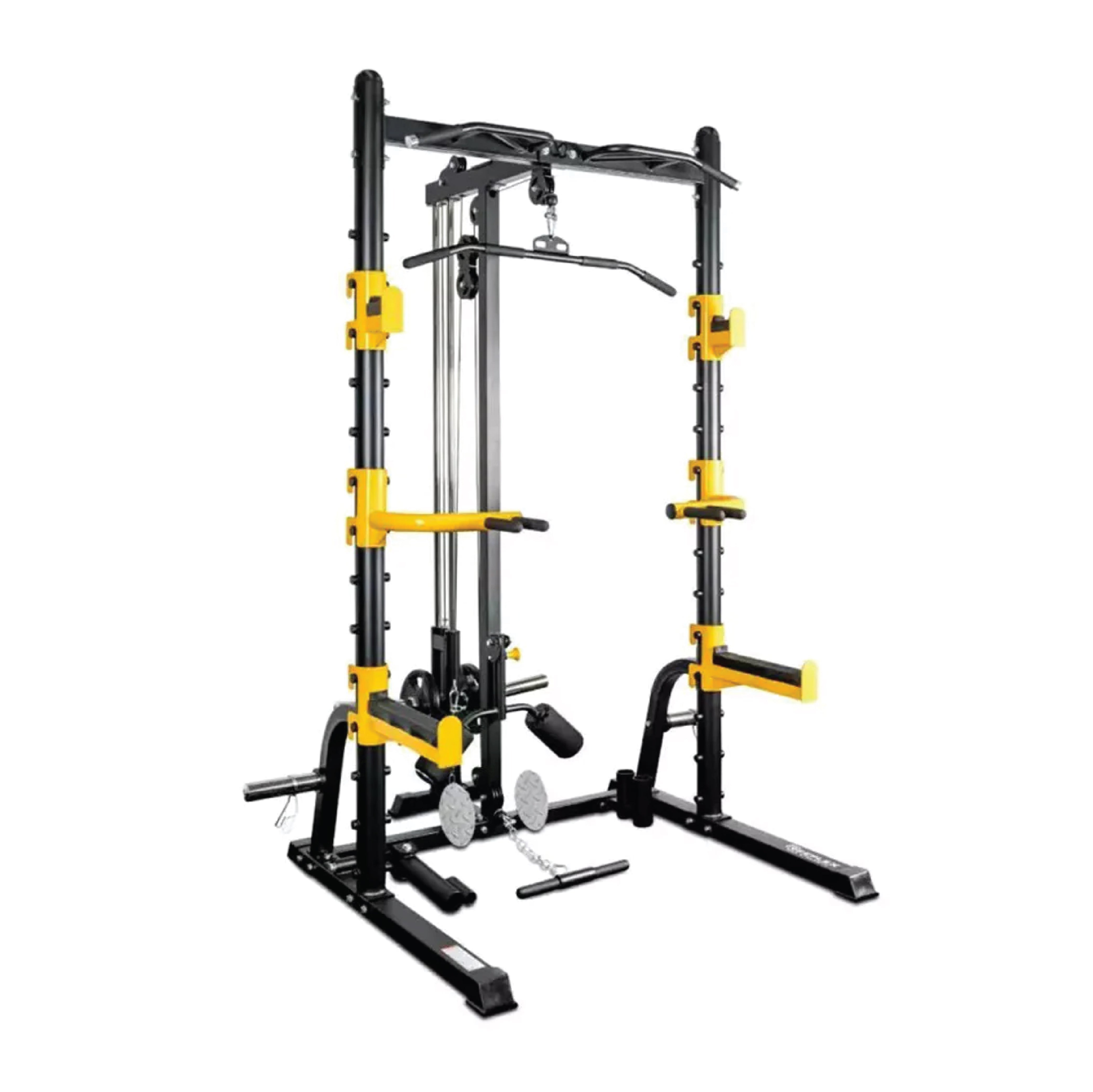 1441 Fitness MDL 66 Multi Function Rack Combo with Plate Set and Bench
