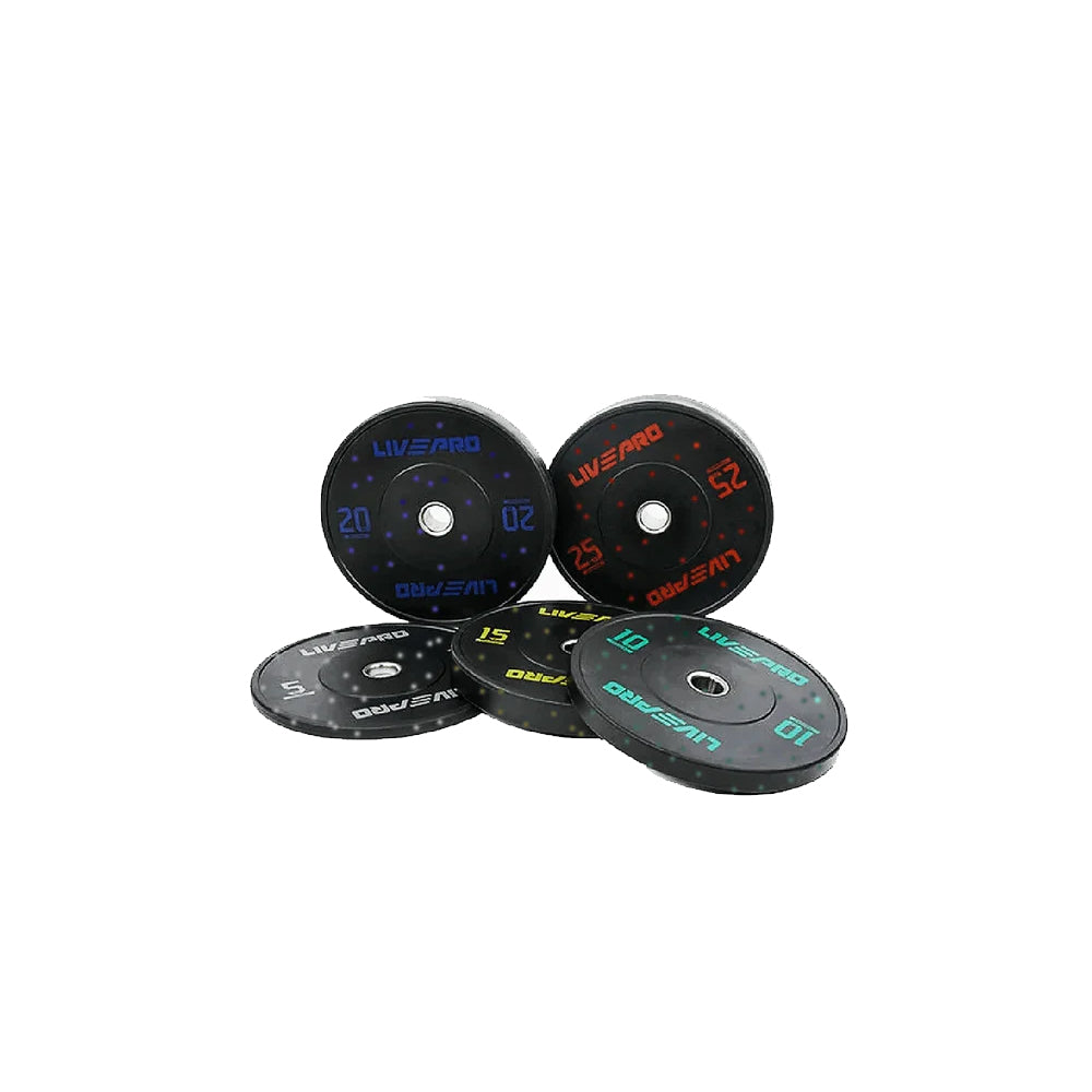 LivePro Premium Bumper Plate 5 KG to 25 KG - LP8026