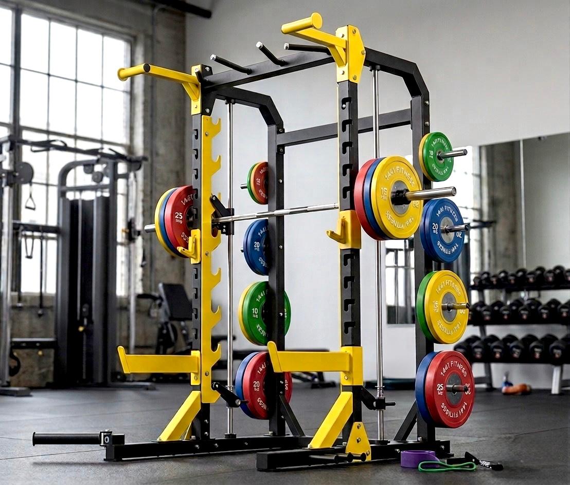 1441 Fitness Squat Rack with Smith Machine - 41FG11
