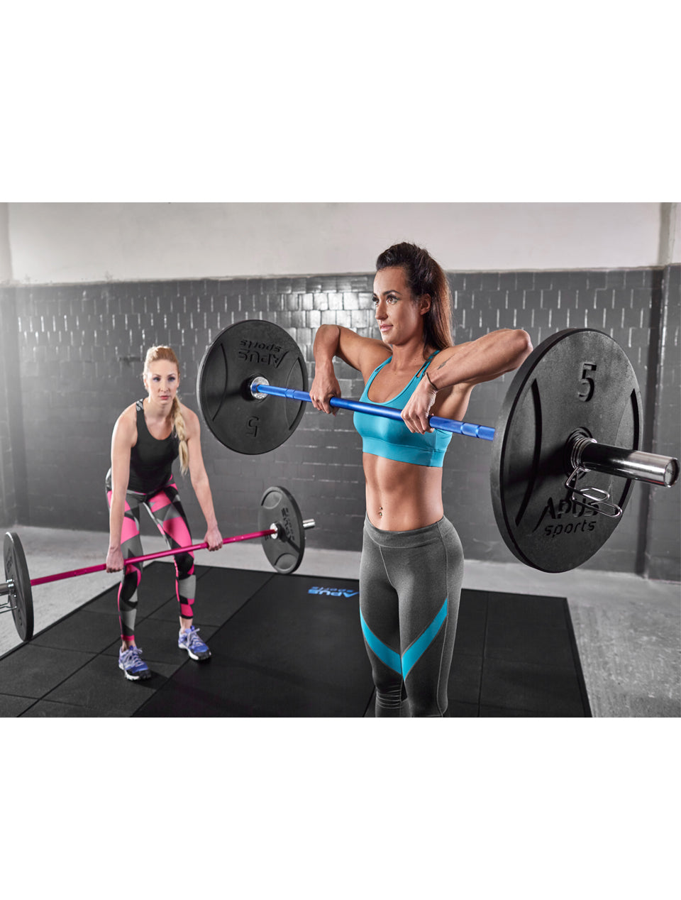 Apus Premium Olympic Bumper Plates 5 KG - 20 KG (Sold as Per Piece) with 1 Year Warranty