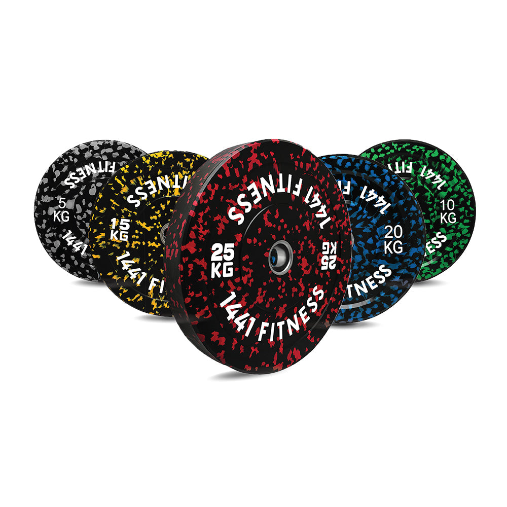 1441 Fitness Camouflage Bumper Plates 5 Kg - 25 Kg