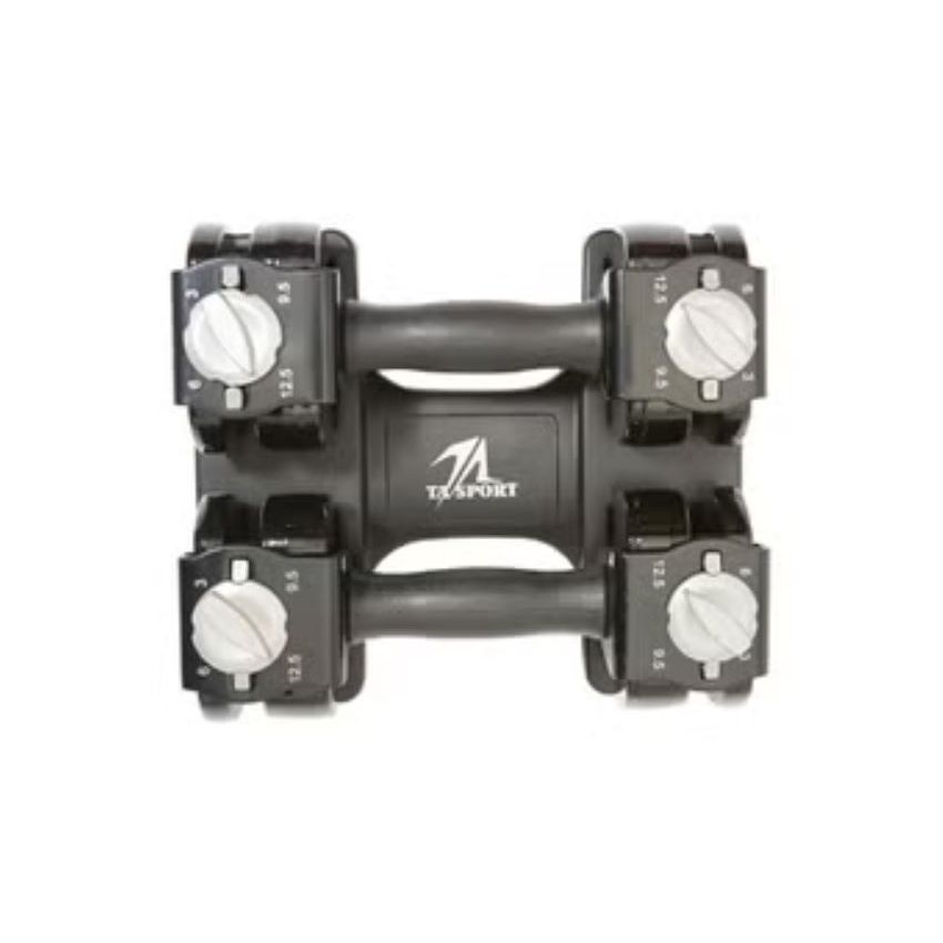 TA Sport Adjustable Dumbbell 12.5KG x 2 Pairs – Space-Saving Adjustable Weights