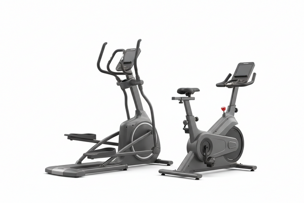 Ellipticals and bikes