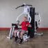 BODY SOLID PRESTIGE GYM EXM3000LPS LEG+SH EQ13070028 WHITE