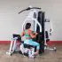 BODY SOLID PRESTIGE GYM EXM3000LPS LEG+SH EQ13070028 WHITE