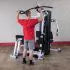 BODY SOLID PRESTIGE GYM EXM3000LPS LEG+SH EQ13070028 WHITE