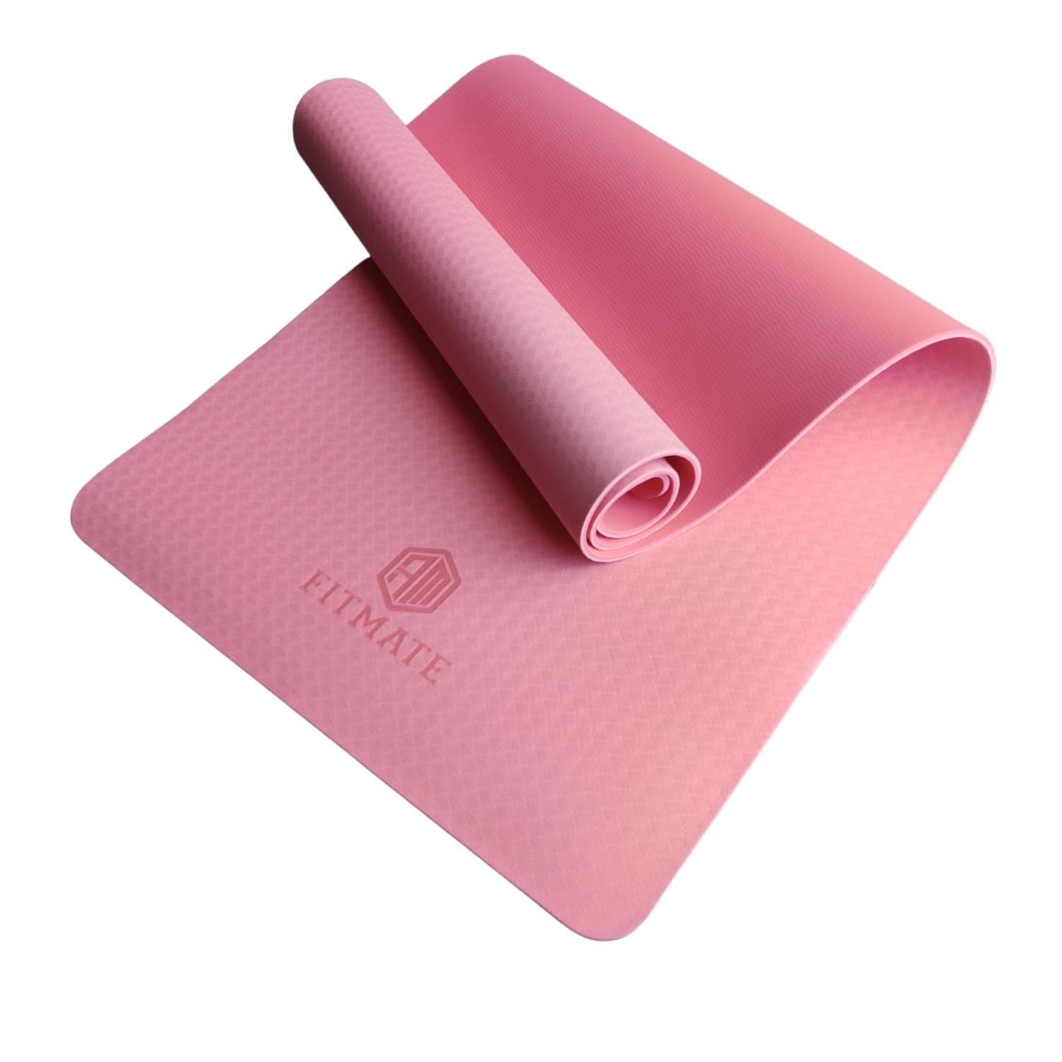 Fitmate TPE Yoga Mat 6mm | Pink