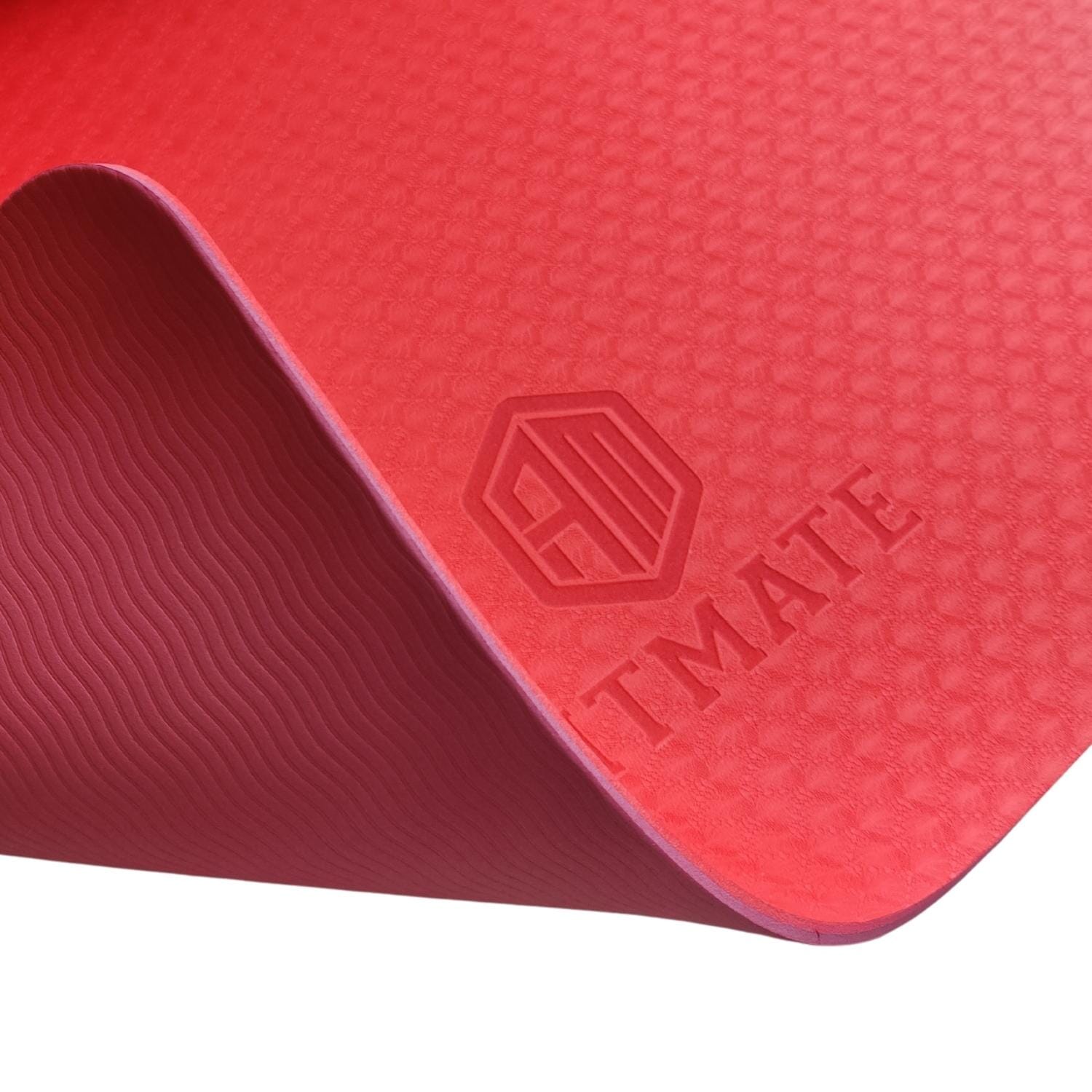 Fitmate TPE Yoga Mat 6mm | Red
