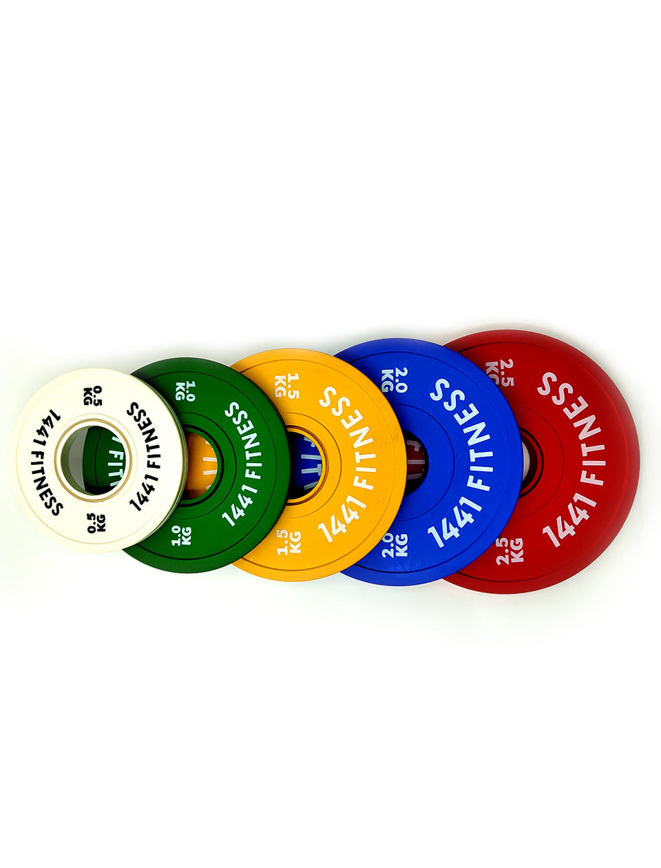 1441 Fitness Fractional Bumper Weight Plates 0.5 kg to 2.5 Kg (per piece)