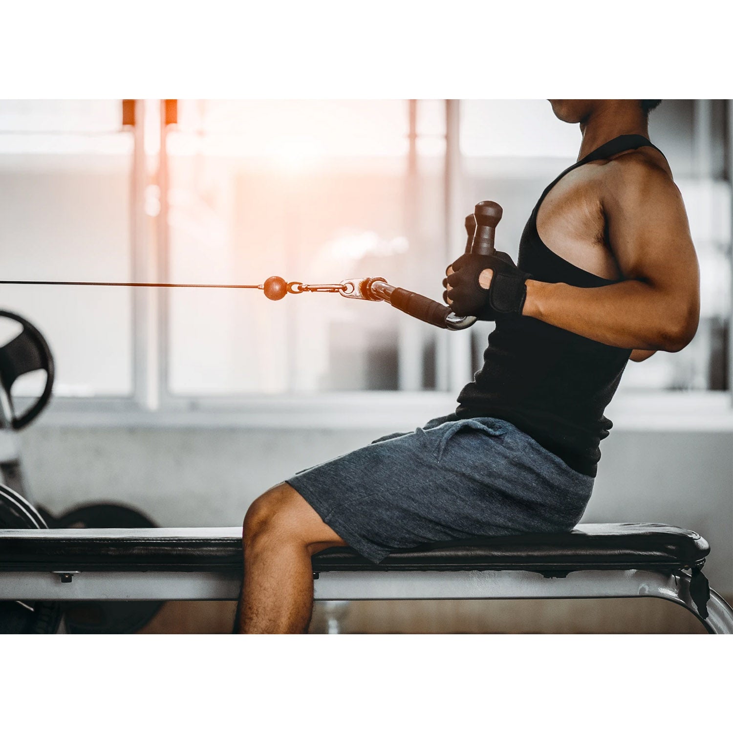 1441 Fitness Lat Attachment Curl Row - 65 cm