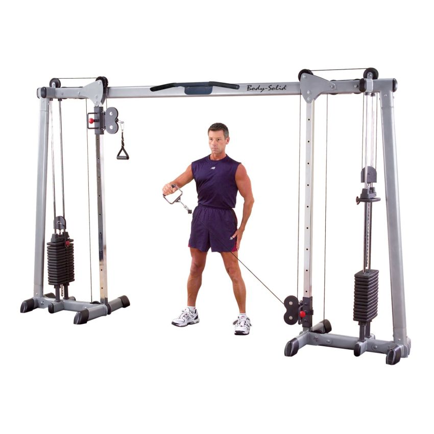 Dual Pulley Cable Crossover Machine – Full Stack Functional Trainer