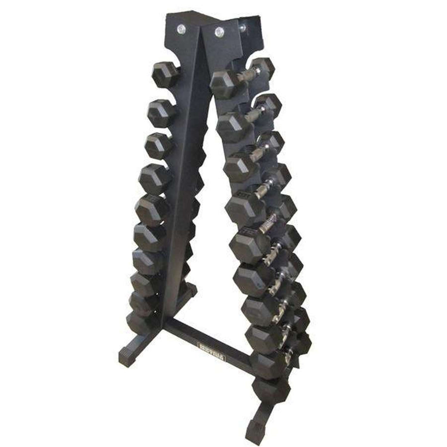 1441 Fitness Hex Dumbbells Set 1 Kg to 10 Kg with Vertical Rack - Bundle Offer