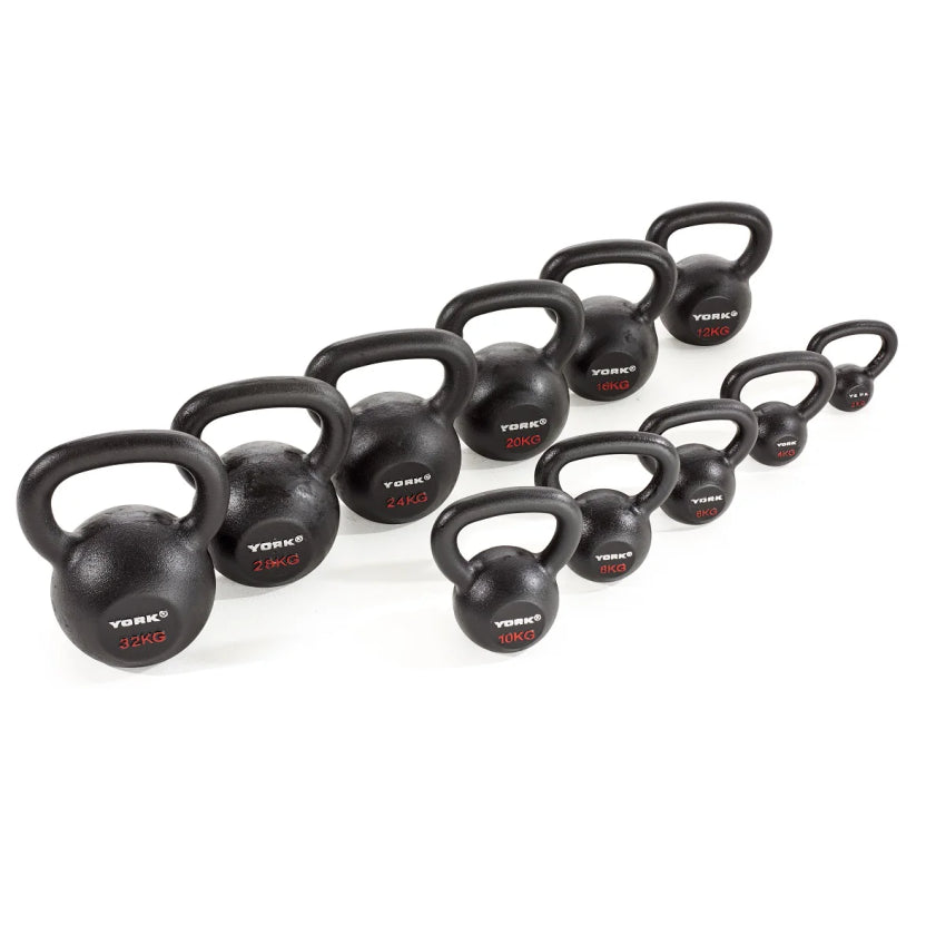 Cast Iron Kettlebell 24kg – Heavy Duty Powder Coated Training